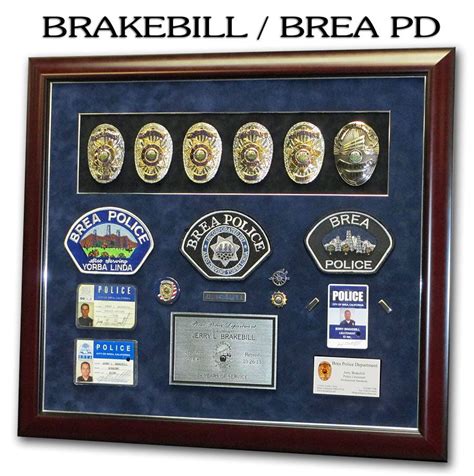 http://www.badgeframe.com/policeprojects3.html Police Patches Display, Police Badges, Custom ...