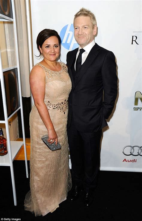 Kenneth Branagh cosies up to wife Lindsay Brunnock at the London ...