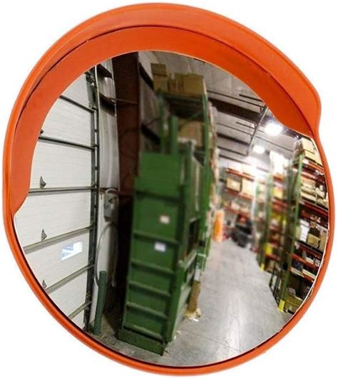 Warehouse Safety Mirror, PC Durable Convex Mirror Indoor Outdoor Mall Traffic Security Convex ...