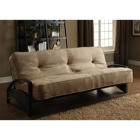 Aiden Metal Futon Frame in Black | Futon frame, Futon sofa, Futon bedroom small spaces