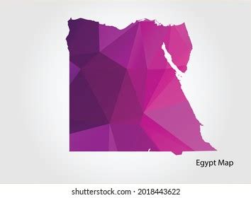 Egypt Map Pink Color On White Stock Vector (Royalty Free) 2018443622 | Shutterstock