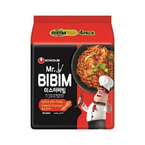 Nongshim Mr. Bibim Spicy Stir Fried Kimchi Flavour Instant Noodles 148 g Online at Best Price ...