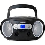 Best Buy: Toshiba 2.4W Portable CD Boombox Black TY-CRS9