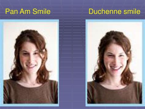 Duchenne Smile Vs Pan Am Smile