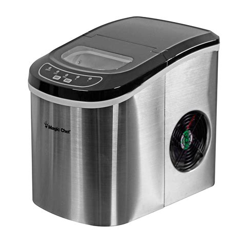 Best Magic Chef Portable Countertop Ice Maker In Stainless Steel - Home Appliances