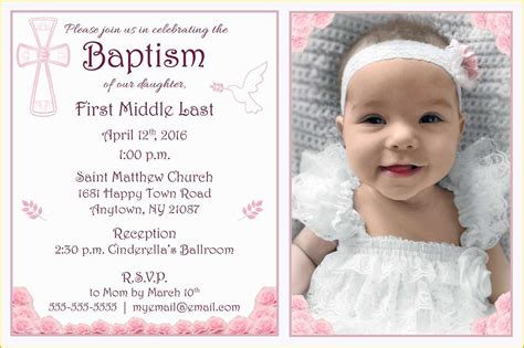 Baptism Invitation Template Free Download Of 10 Baptism Invitation Templates ...