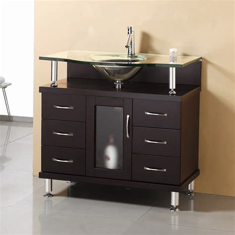 Glass Bathroom Vanity : Glass Bathroom Vanities - Contemporary ...