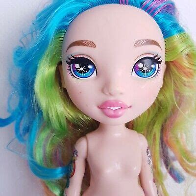 RAINBOW HIGH AMAYA Raine Tall Blue Hair Nude OOAK Fashion Doll $24.18 - PicClick