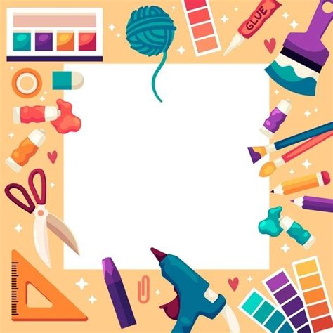 Free Vector | Do it yourself creative workshop copy space | Creative workshop, Art business ...