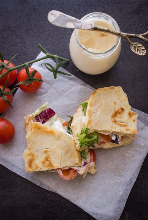 La Piadina Italian Flatbread Sandwich - No yeast quick and easy