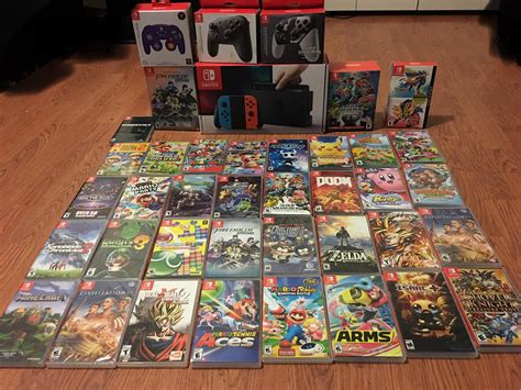 My Nintendo switch collection which I started in May of 2017. Not as ...