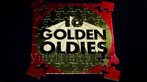 Various Artists "16 Golden Oldies" Album Cover Jigsaw Puzzles Set of 2 - VinylTimesVinylTimes