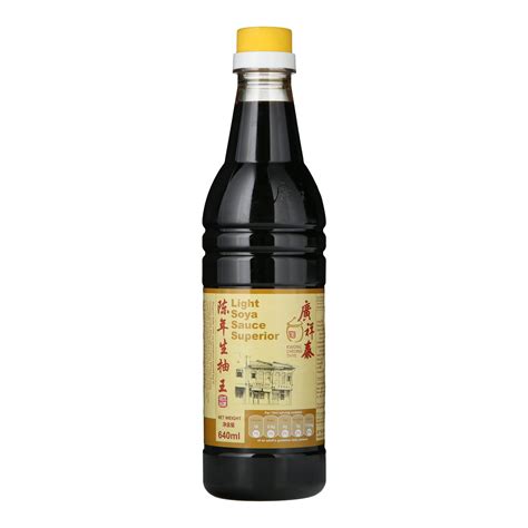 Kwong Cheong Thye (SUPERIOR) Light Soya Sauce (640ml) – Singapore Food ...