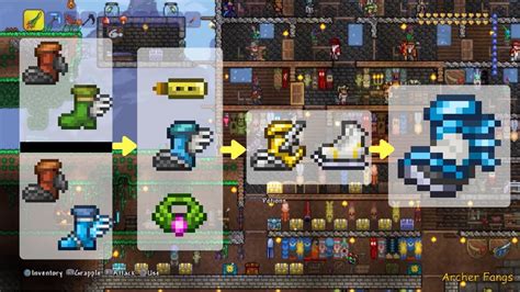 Terraria: How to Craft the Frostspark Boots Console Edition - YouTube