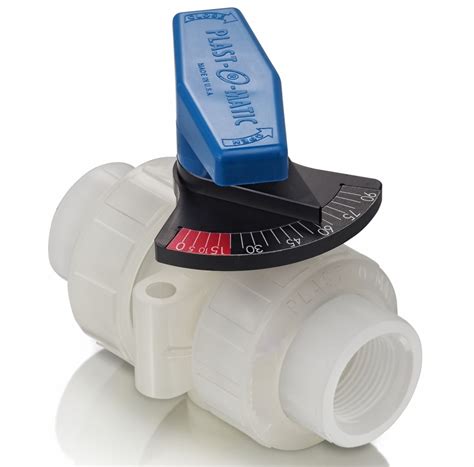 Series MBVM Metering Manual Ball Valves 1/2″ – 2″ Sizes – Plast-O-Matic Valves, Inc.