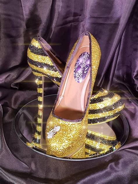 Queen Bee......utiful Handmade fully crystallized honey bee | Etsy | Heels, Rainbow heels, Shoe ...