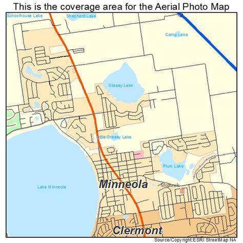 Aerial Photography Map of Minneola, FL Florida