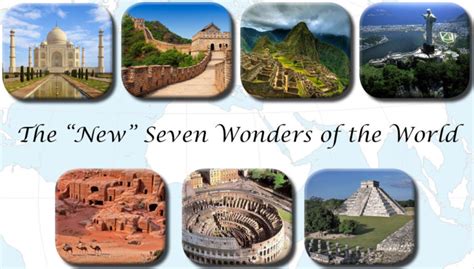 7 New Wonders of the modern world - The Wander Traveler