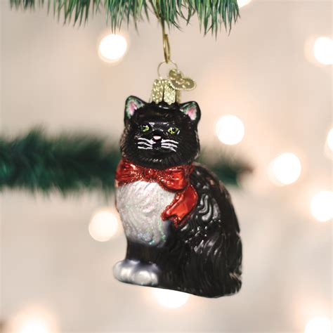 Tuxedo Kitty Ornament | Cat christmas tree, Christmas cats, Old world christmas