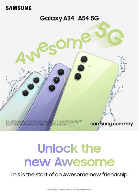 The Samsung Galaxy A54 5G and Galaxy A34 5G: Awesome Experiences for All – Samsung Newsroom Malaysia