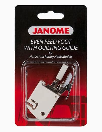 Janome Even Feed (Walking) Foot Low Shank 7mm - Janome Sewing Centre ...