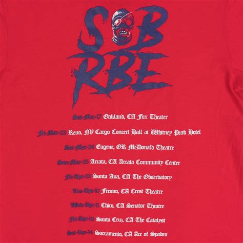 SOB X RBE TOUR TEE - RED