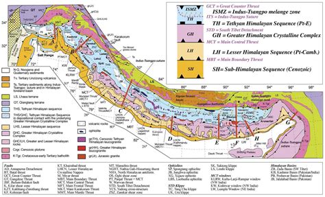 Rapid Uplift: Best Map I Have Come Across So Far Of The Himalayan Orogen