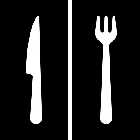 Food menue icon in Black and White color. 25013408 Vector Art at Vecteezy