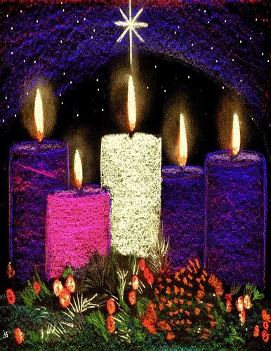 Christmas candles – Stushie Art