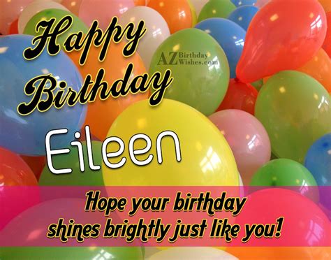 Happy Birthday Eileen