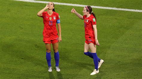 Alex Morgan celebration: Sips tea after goal vs England (video) - Sports Illustrated