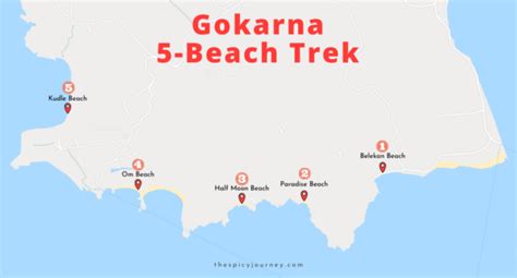 Gokarna Beach Trek - Detailed Guide & Route to Trek the Gokarna Beaches - The Spicy Journey