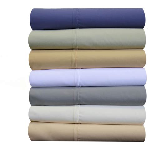 Split King Adjustable Bed Sheets Percale 300 Thread Count