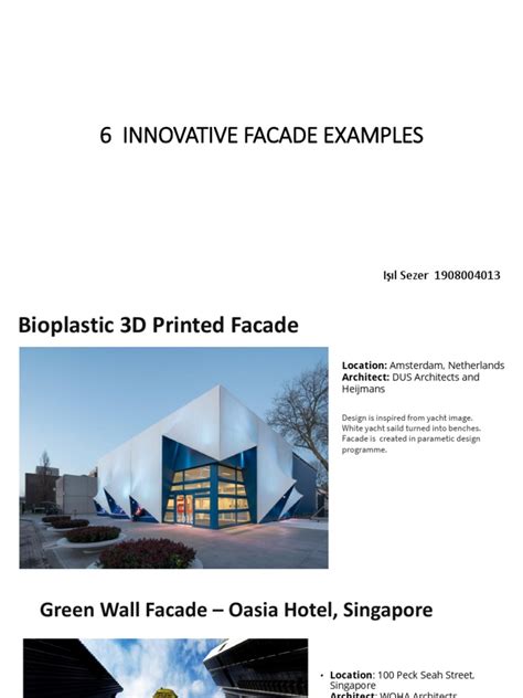 Facade Examples | PDF | Design | Economic Sectors