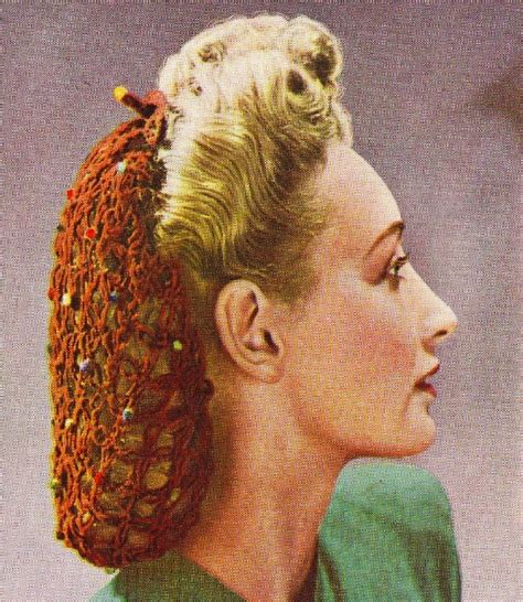 Inspirações Retrô & Vintage: Touca de Crochê para Cabelo ( Redinha ) ~ Snood