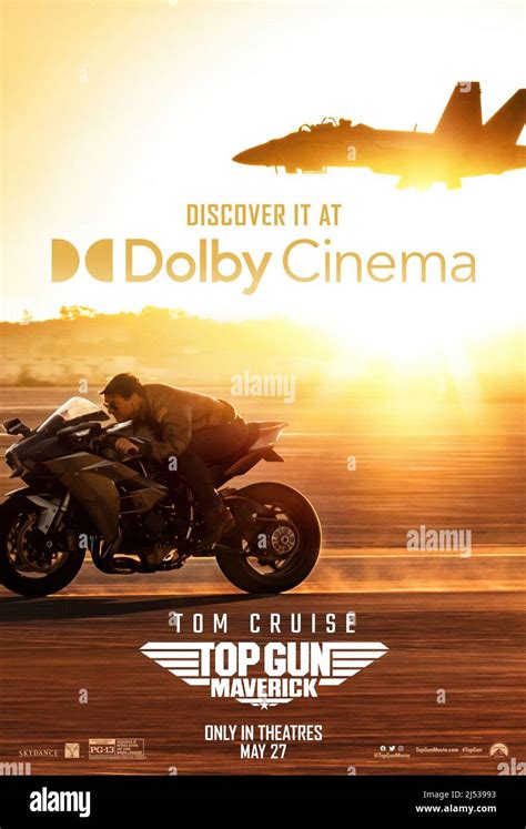 TOP GUN: MAVERICK, (aka TOP GUN 2), US Dolby Cinema poster, Tom Cruise, 2022. © Paramount ...