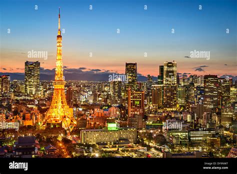 Tokyo, Japan City Skyline Stock Photo - Alamy