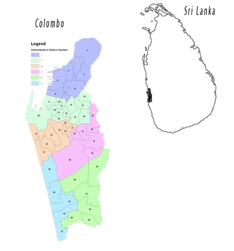 Colombo Map - Mapsof.Net