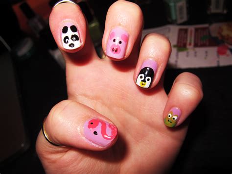 Neeny's Wishlist * ! !: How to: Zoo animal nail tutorial!