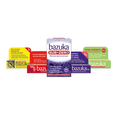 Bazuka Salicylic Acid Wart Verruca Remover Treatment Range - Choose Product | eBay