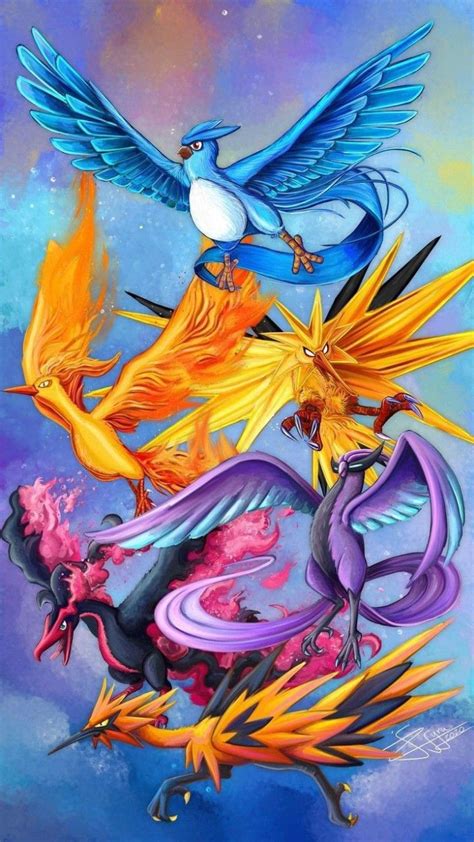 #legendary pokemon #legendary birds in 2023 | Mythical pokemon, Cool pokemon wallpapers, Pokemon art