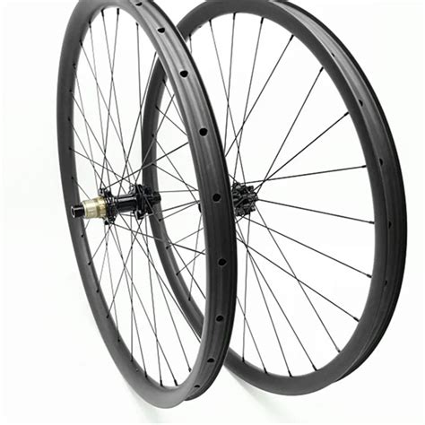 carbon 29er mtb wheels Asymmetry 35mm 29er mtb wheelset boost Bitex BX402 Straight pull Mountain ...