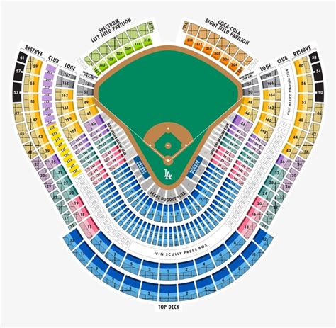 Dodger Stadium Seating Map