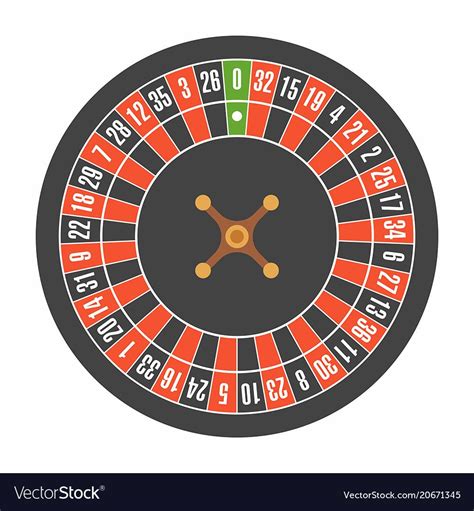 Roulette casino wheel. European roulette wheel. Top view. isolated on ...