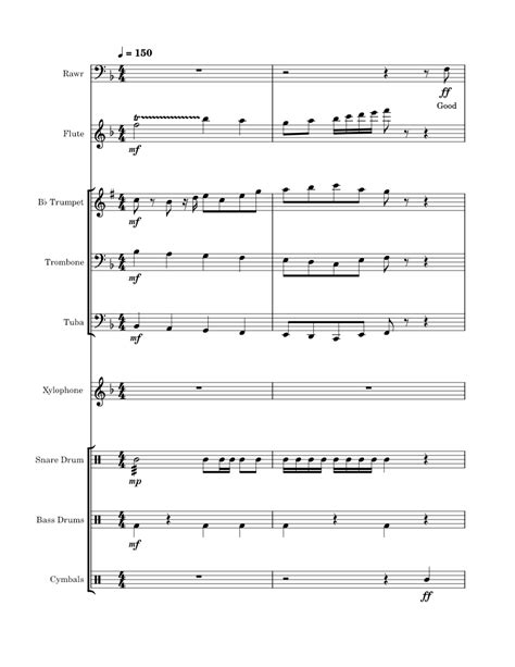 American Dad! theme song Sheet music for Piano, Trombone, Tuba, Flute ...