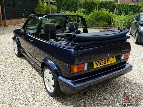 1993 VOLKSWAGEN MK1 GOLF GTI RIVAGE KARMANN CABRIOLET LTD. EDT MET. BLUE