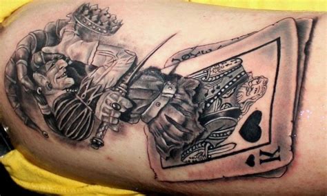 Playing Card Tattoos For Men | Card tattoo, Gambling tattoo, Tattoos ...