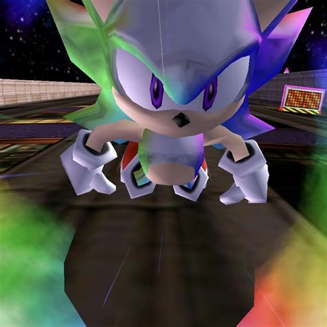 hyper sonic the hedgehog | Sonic and shadow, Retro gaming, Sonic adventure | Y2k wallpaper ...
