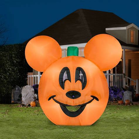 Pumpkin Halloween Mickey Ceramic Lantern Candle Limited Edition Disney ...