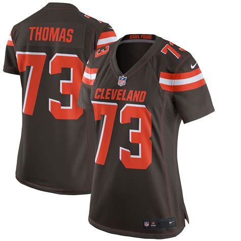 Nike Joe Thomas Cleveland Browns Women's Brown Game Jersey